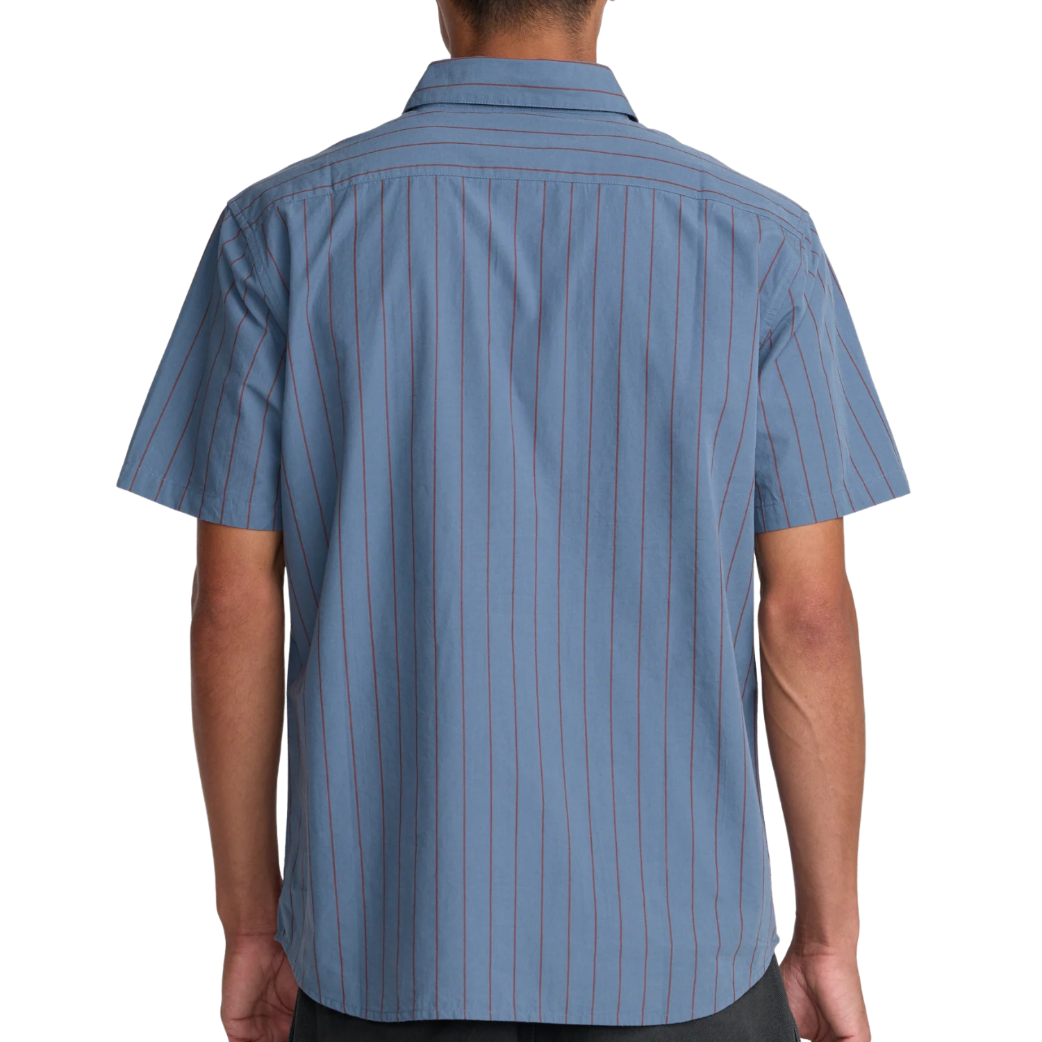 RVCA Dayshift Workwear Stripe SS Button Up Shirt - Men's