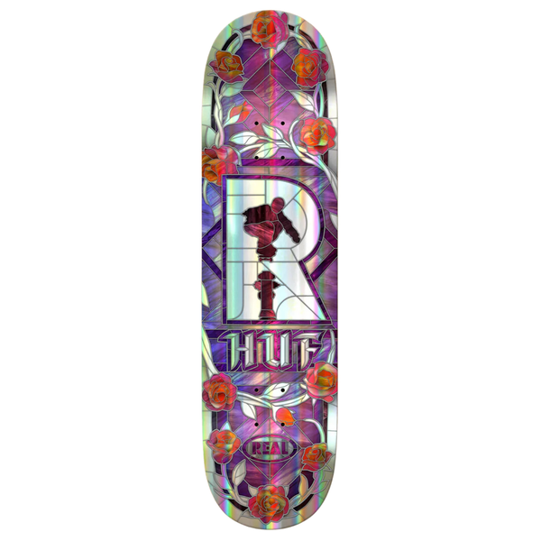 Real Huf Holographic Cathedral Skateboard Deck
