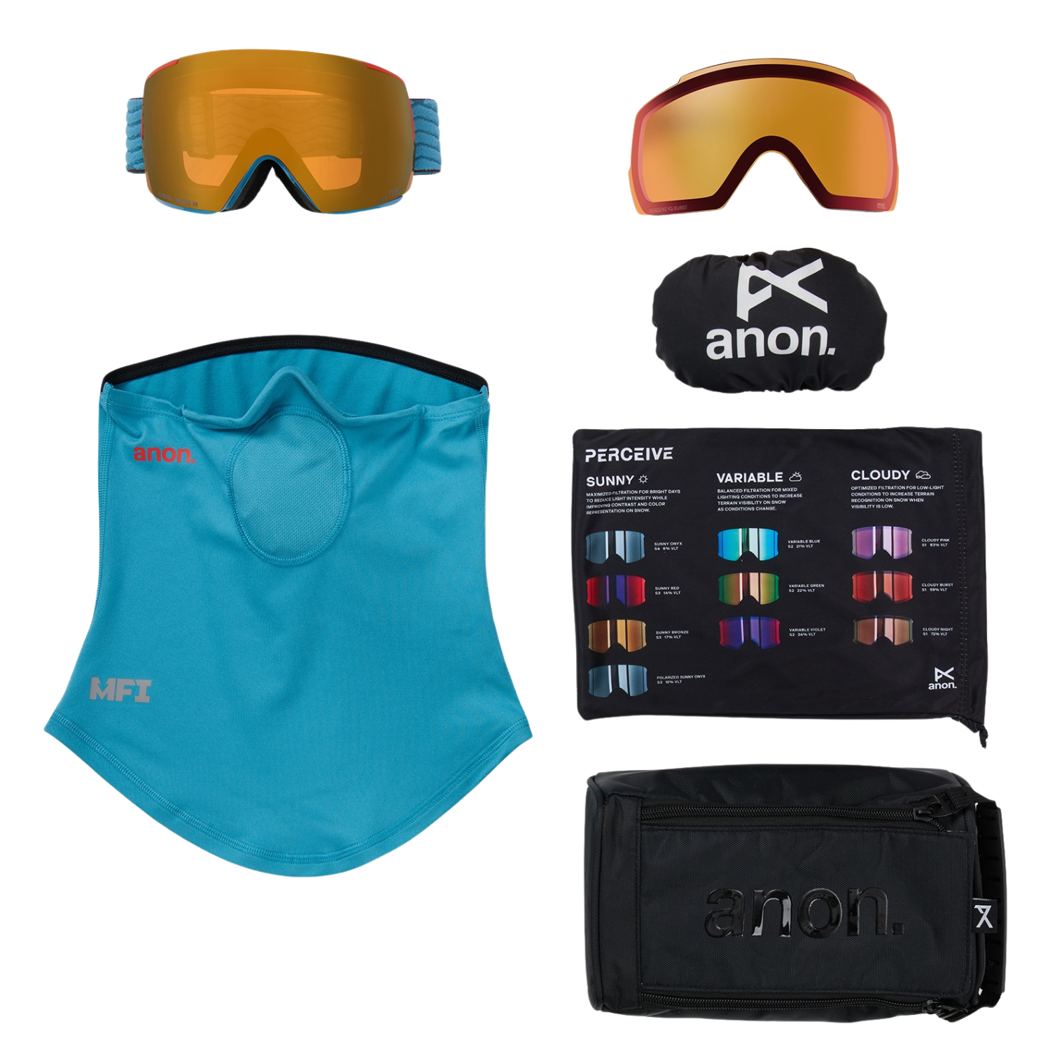 Anon M5 Goggles 2026 - Low Bridge Fit