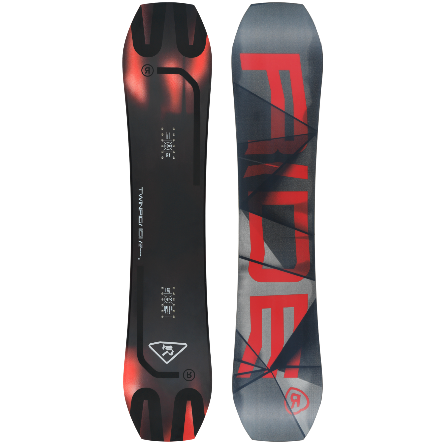 2027 Ride Twinpig Snowboard – Asymmetrical All-Mountain Twin
