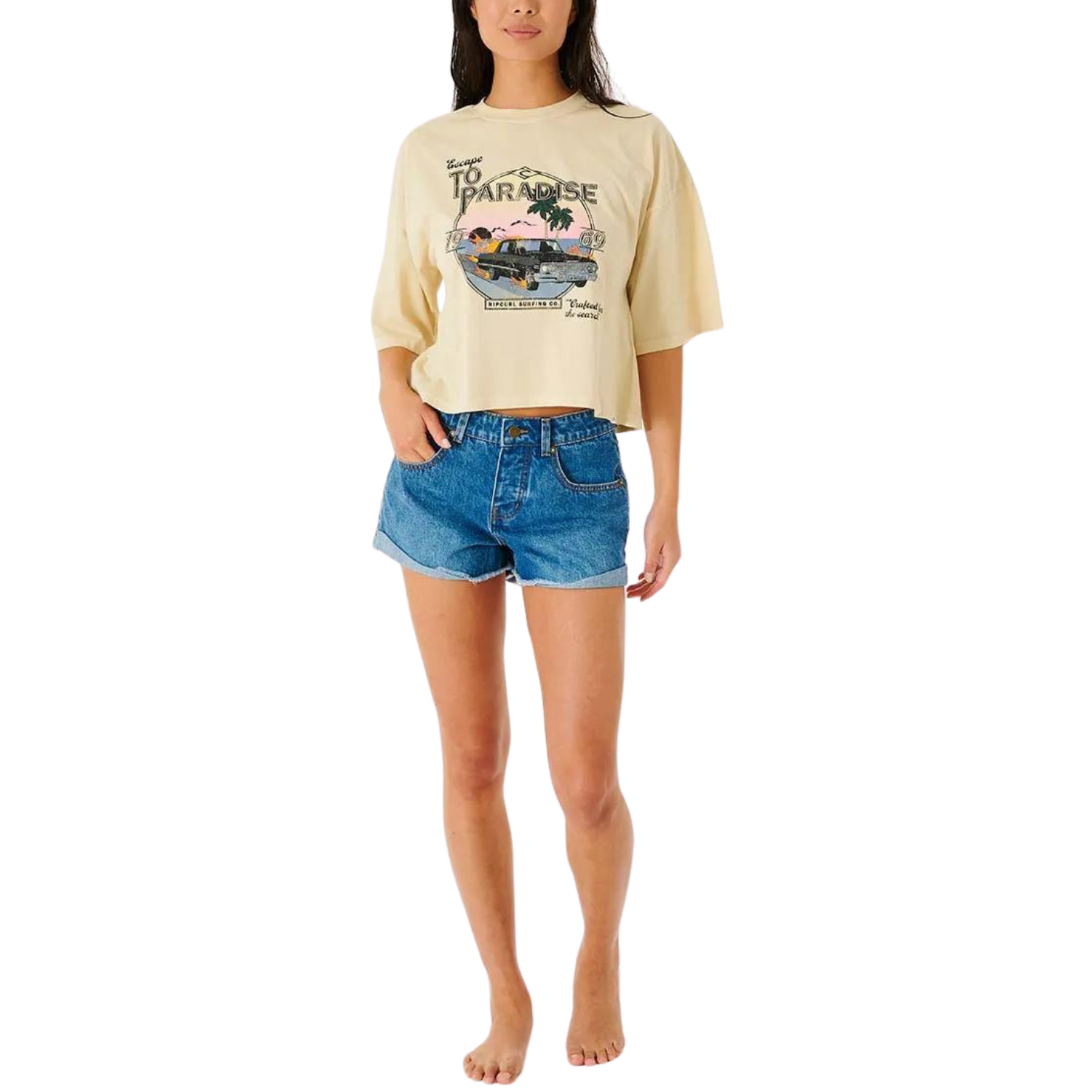 Rip Curl Escape To Paradise Heritage Tee - Women's