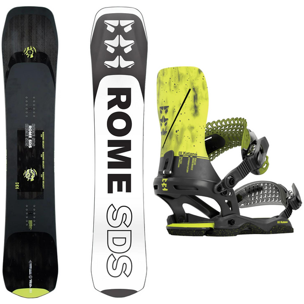 Rome Ravine Select 2024 + Rome Katana 2024 - Snowboard Package