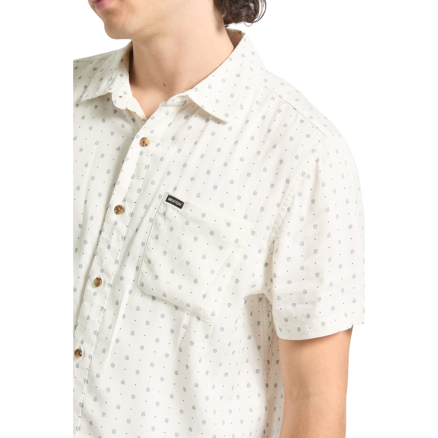 Brixton Charter Slub Woven Button Up Shirt - Men's