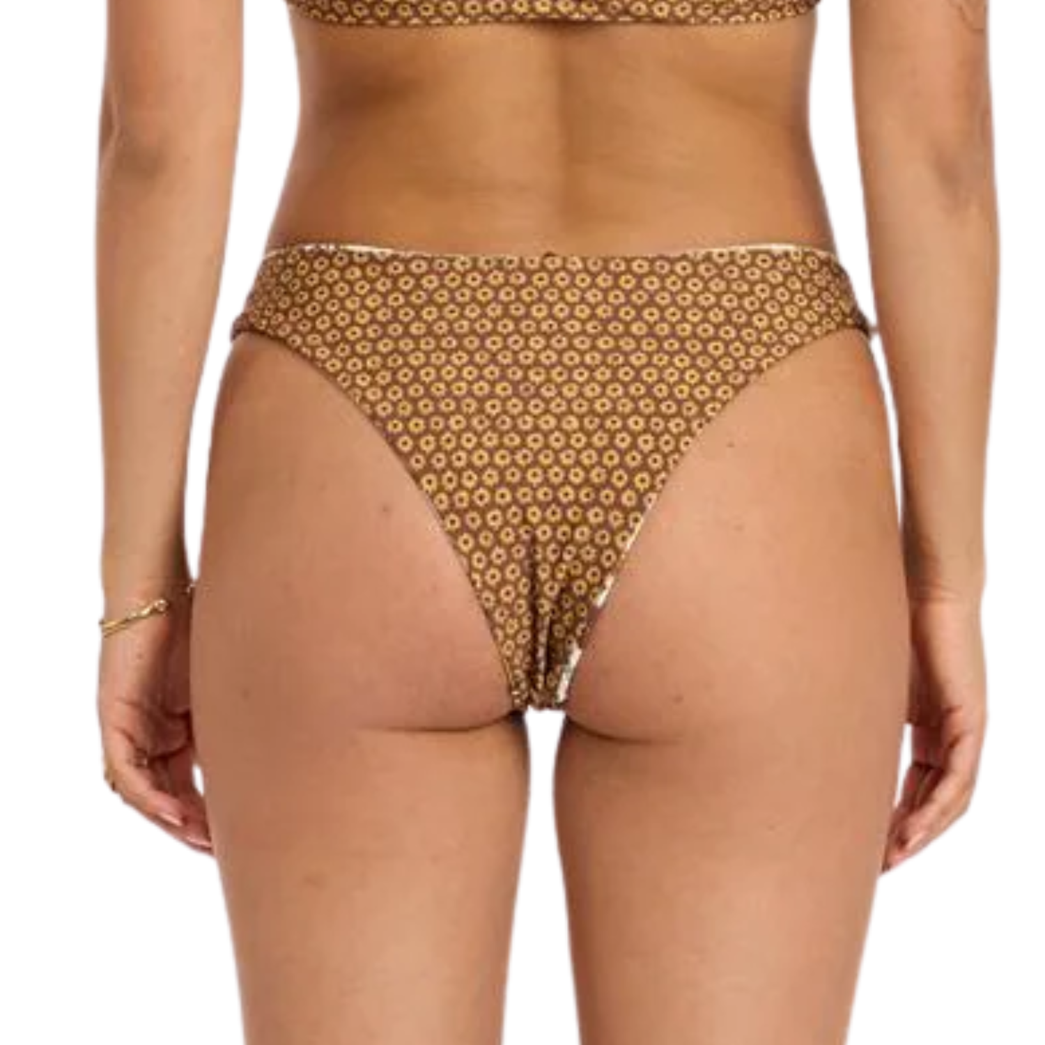 Sisstr Floral Folks Reversible Hip High Bikini Bottom