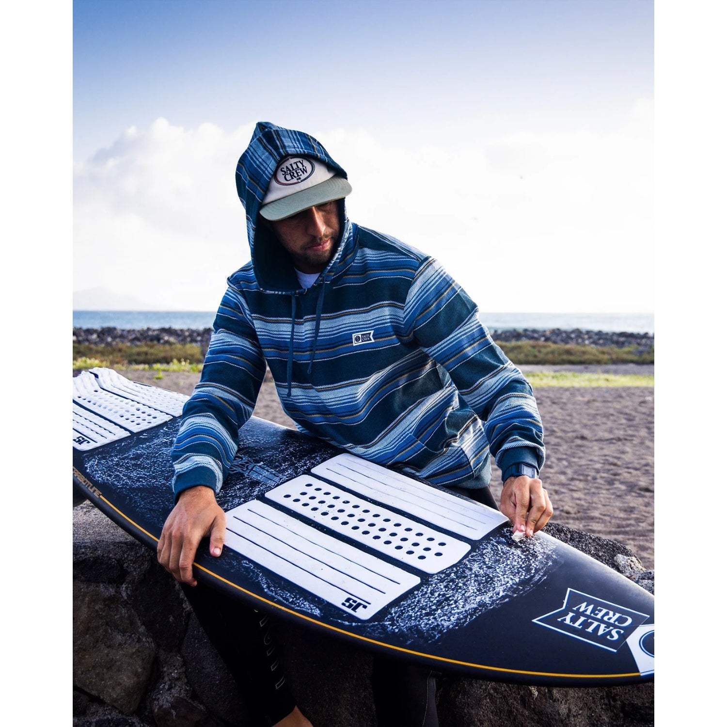 Salty Crew Crewser Hooded Knit Sweatshirt - Men's