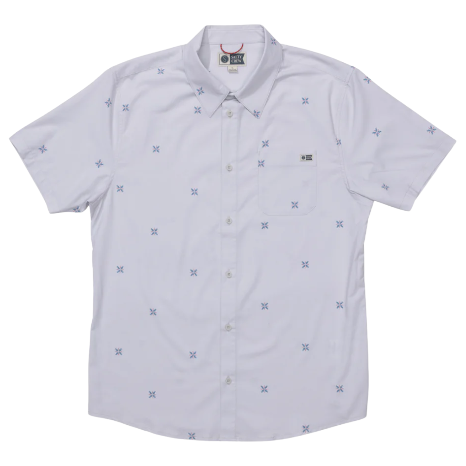 Salty Crew Drifter UV Button Up SS Shirt - Men's