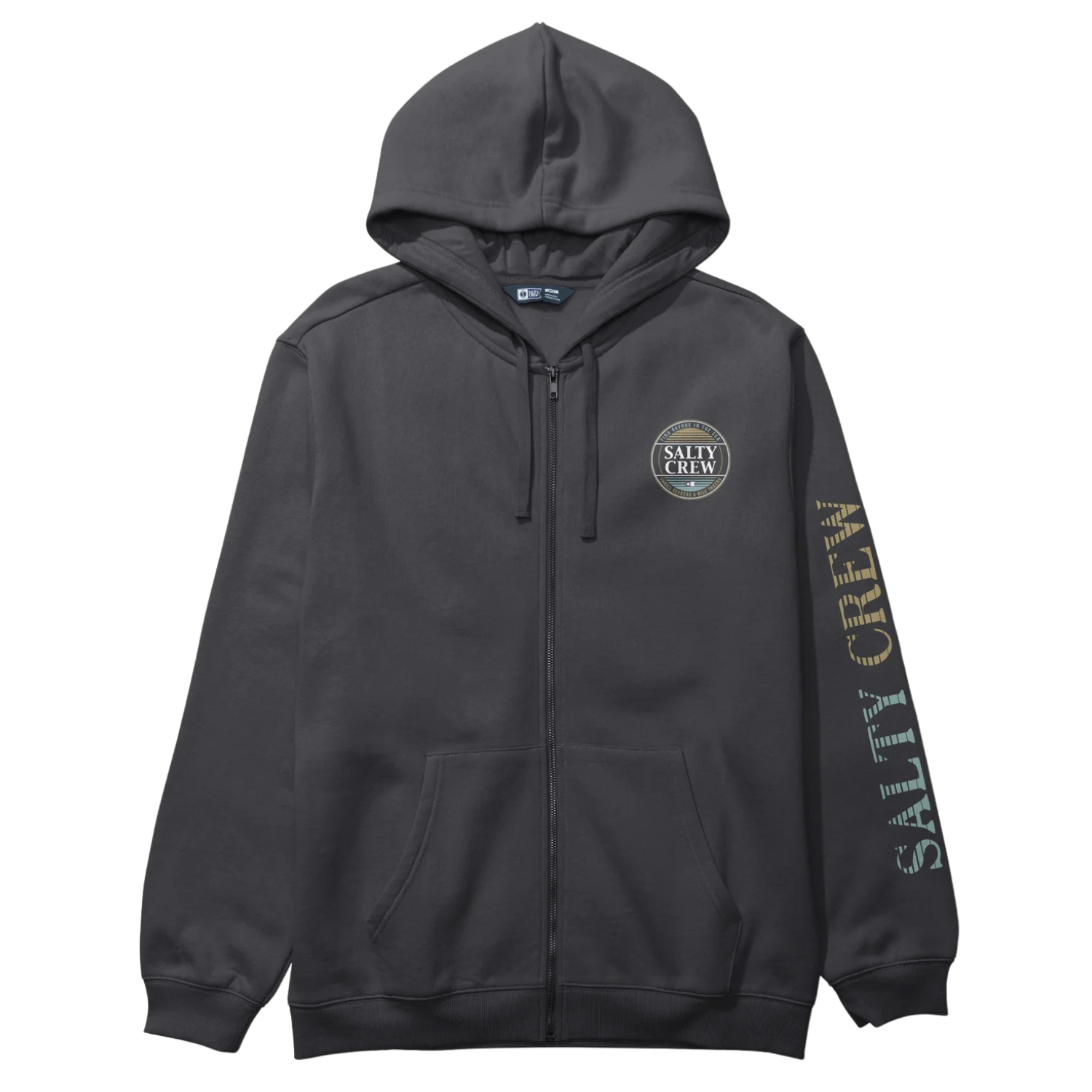 Salty Crew Simple Fade Zip Fleece Hoodie - Men's