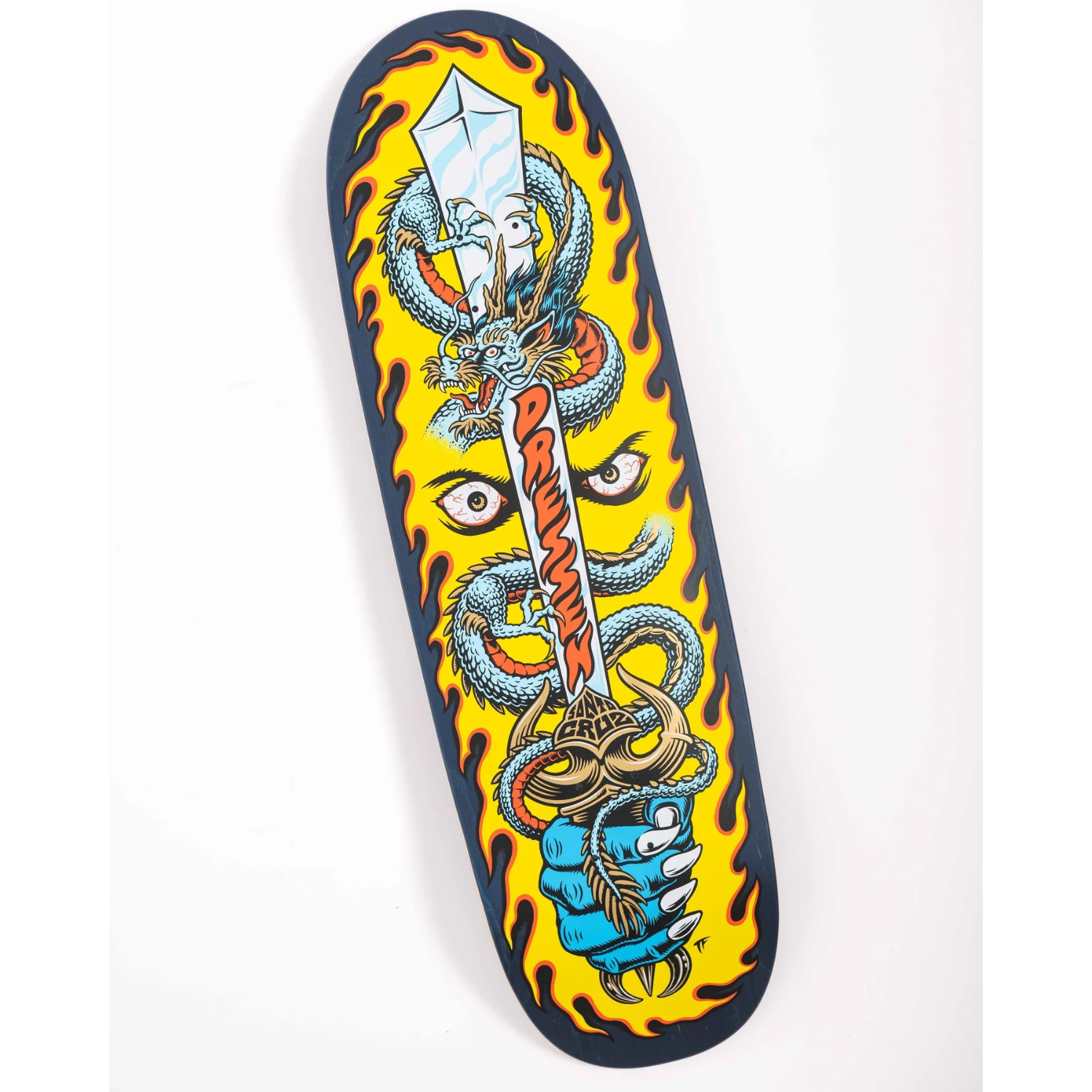 Santa Cruz Dressen Sword Pro Shaped Skateboard Deck