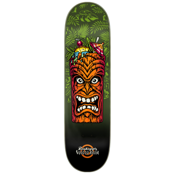 Santa Cruz Roskopp Tiki Mug Pro Skateboard Deck