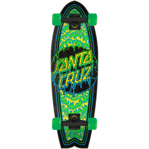 Santa Cruz Toxic Dot 8.8in x 27.7in Shark Complete Skateboard