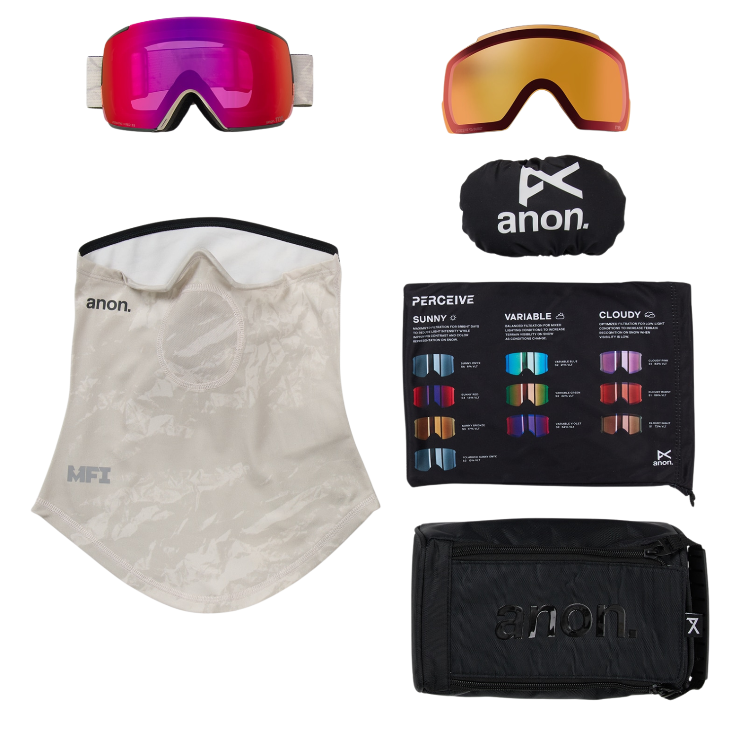 Anon M5 Goggles 2026 - Low Bridge Fit
