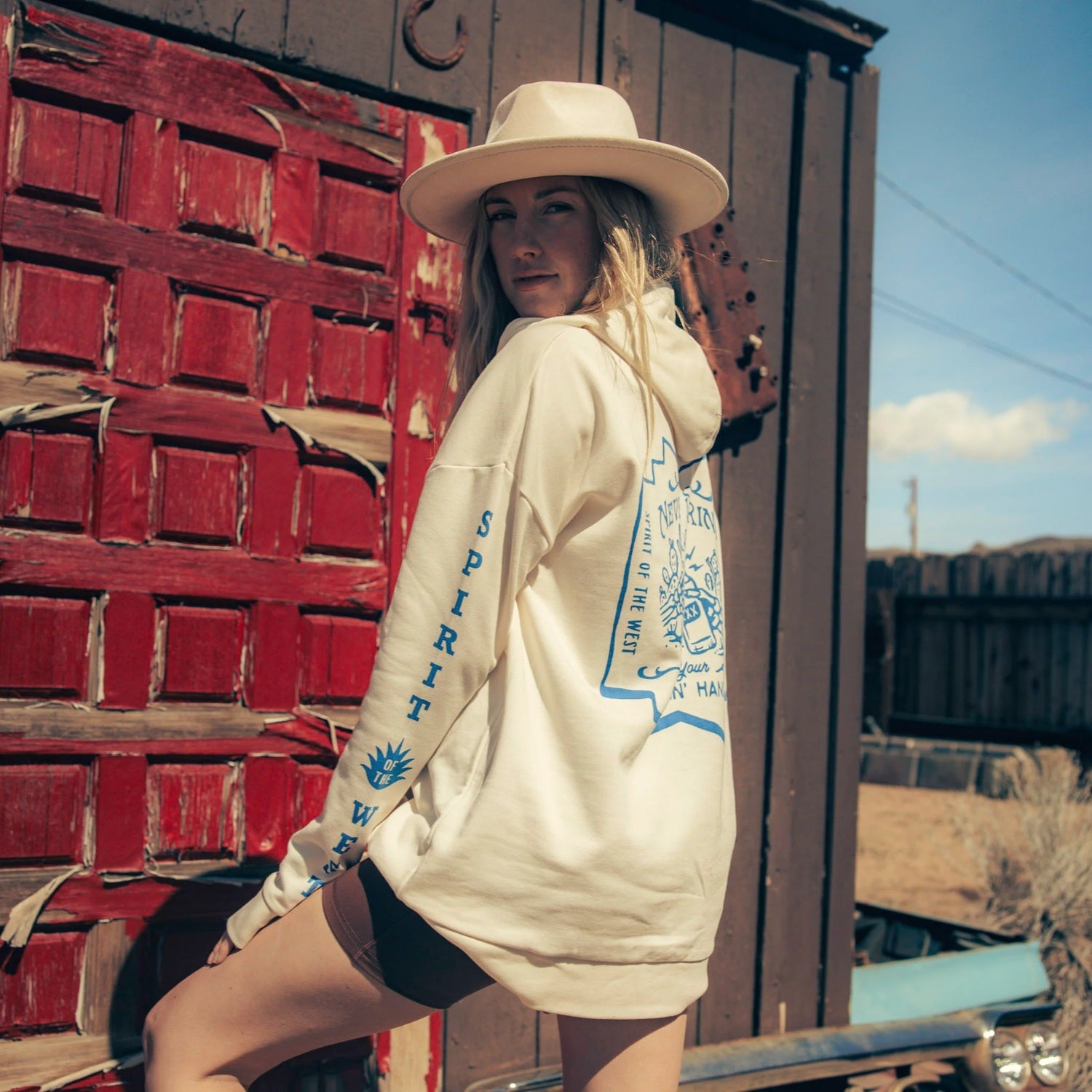Sender Shootin’ Hand Salud! Hoodie - Men's