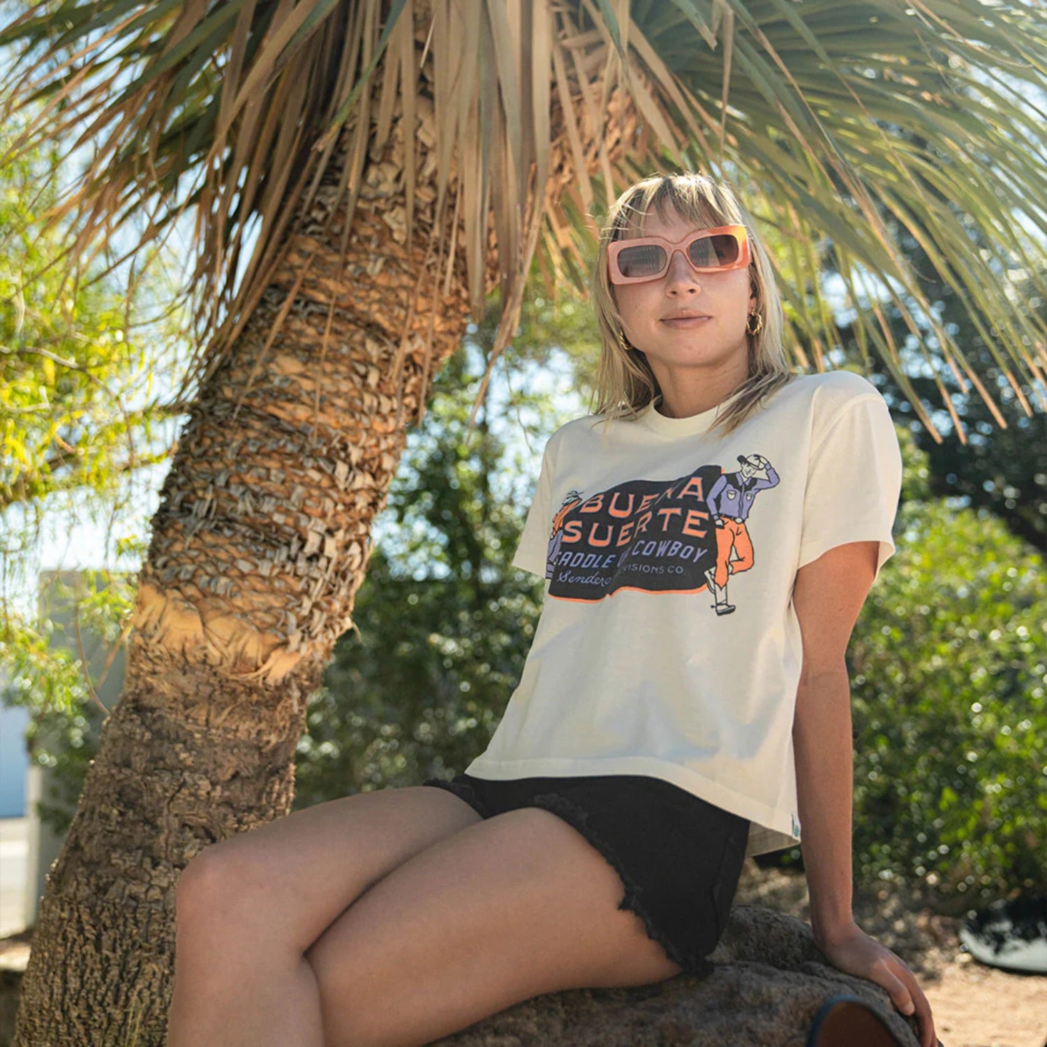 Sendero Buena Suerte Crop S/S Tee - Women's