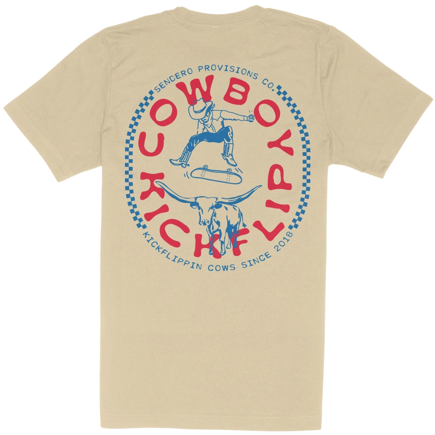 Sendero Cowboy Kickflip T-Shirt - Men's