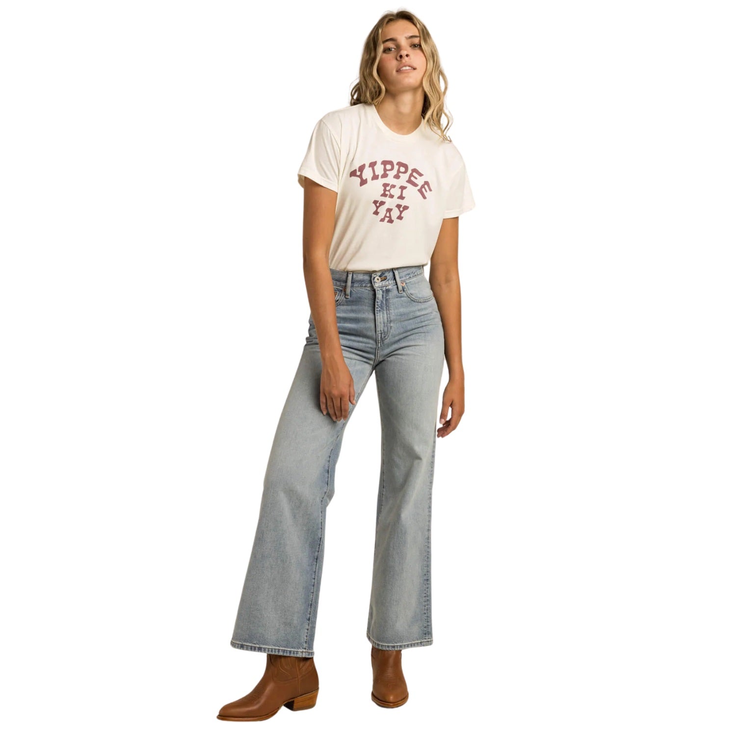 Sendero Yipee Ki Yay Crop S/S Tee - Women's