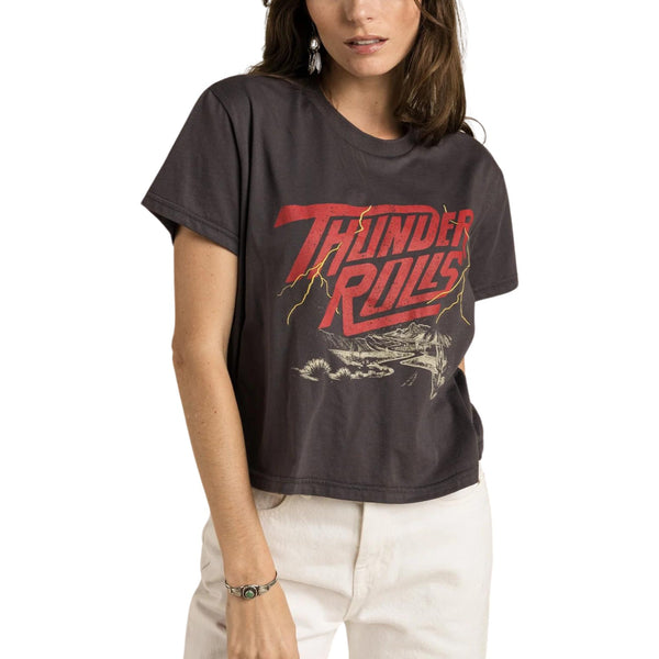 Sendero Thunder Rolls S/S Crop Tee - Women's