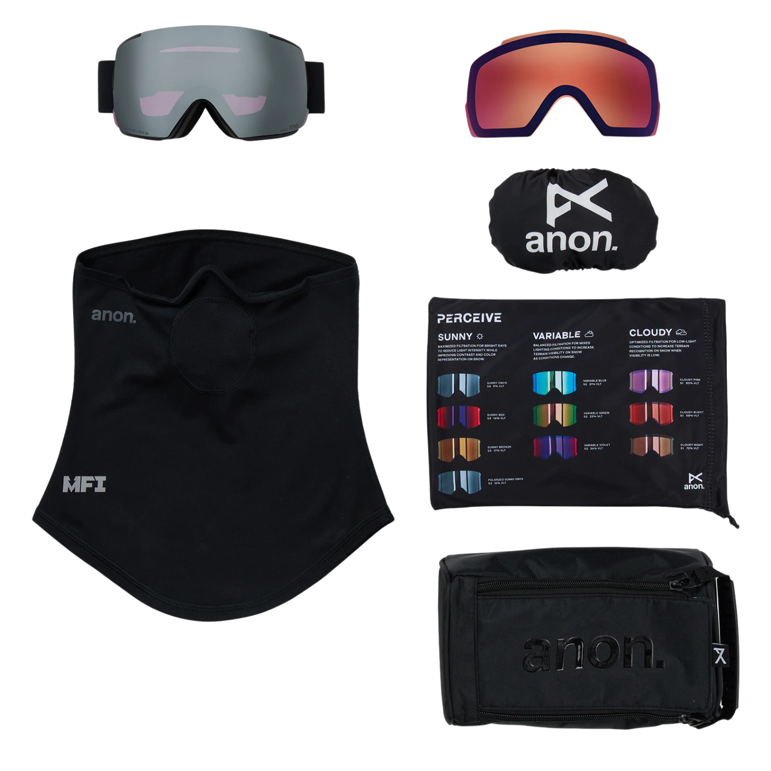 Anon M5 Goggles 2026 - Low Bridge Fit