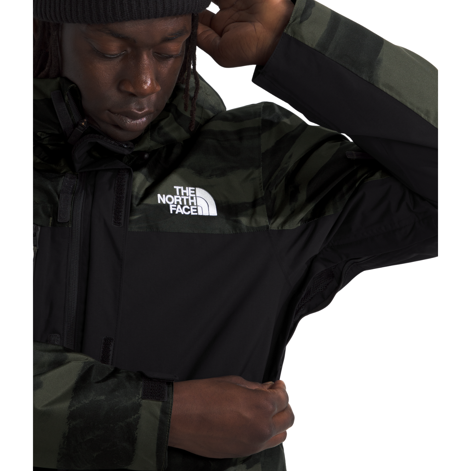 New Taupe Green Edge of Light Print/TNF Black