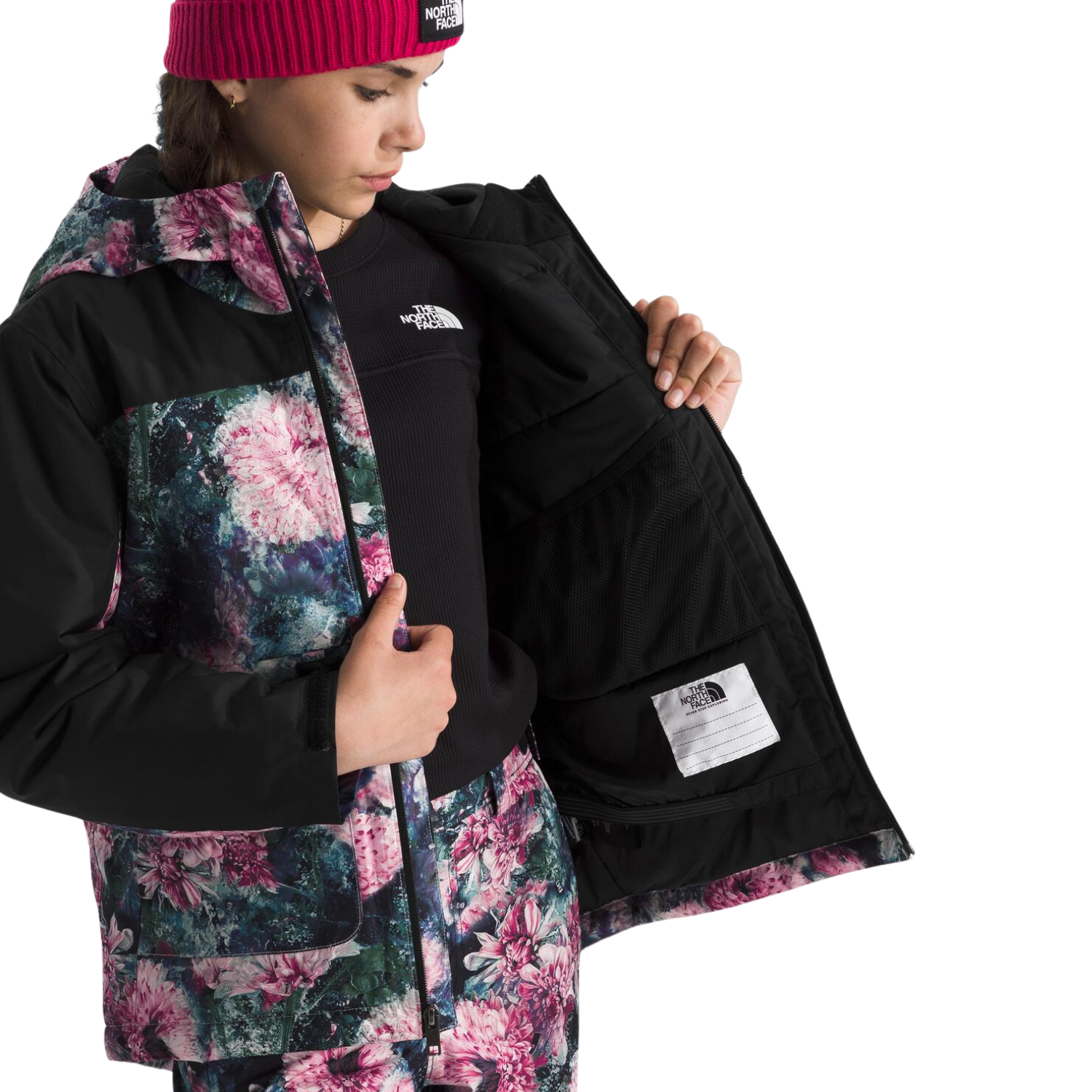 Pale Blossom Frozen Floral Print