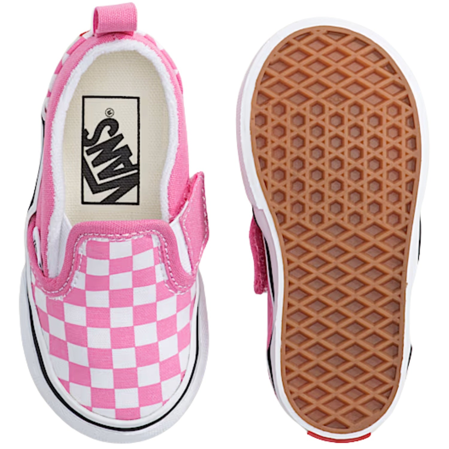 Vans Slip-On V Color Theory Checkered Toddler Shoes - Girls'