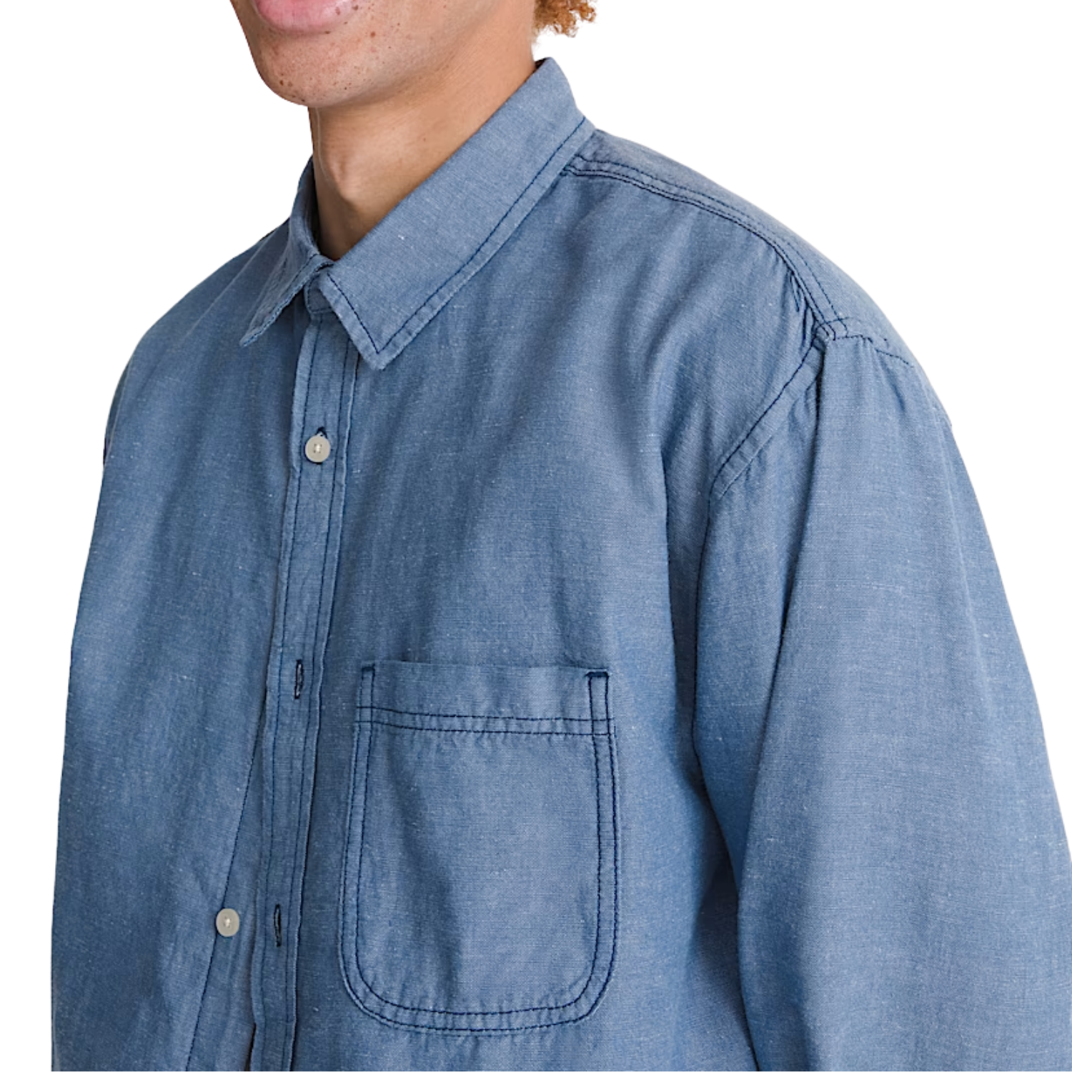 Vans Lawson Solid Oxford LS Button Up Shirt - Men's