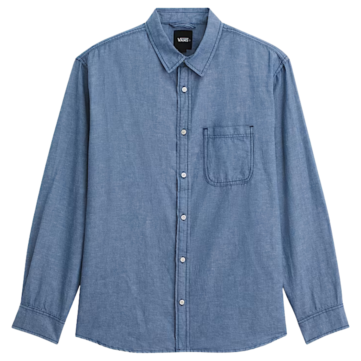 Vans Lawson Solid Oxford LS Button Up Shirt - Men's