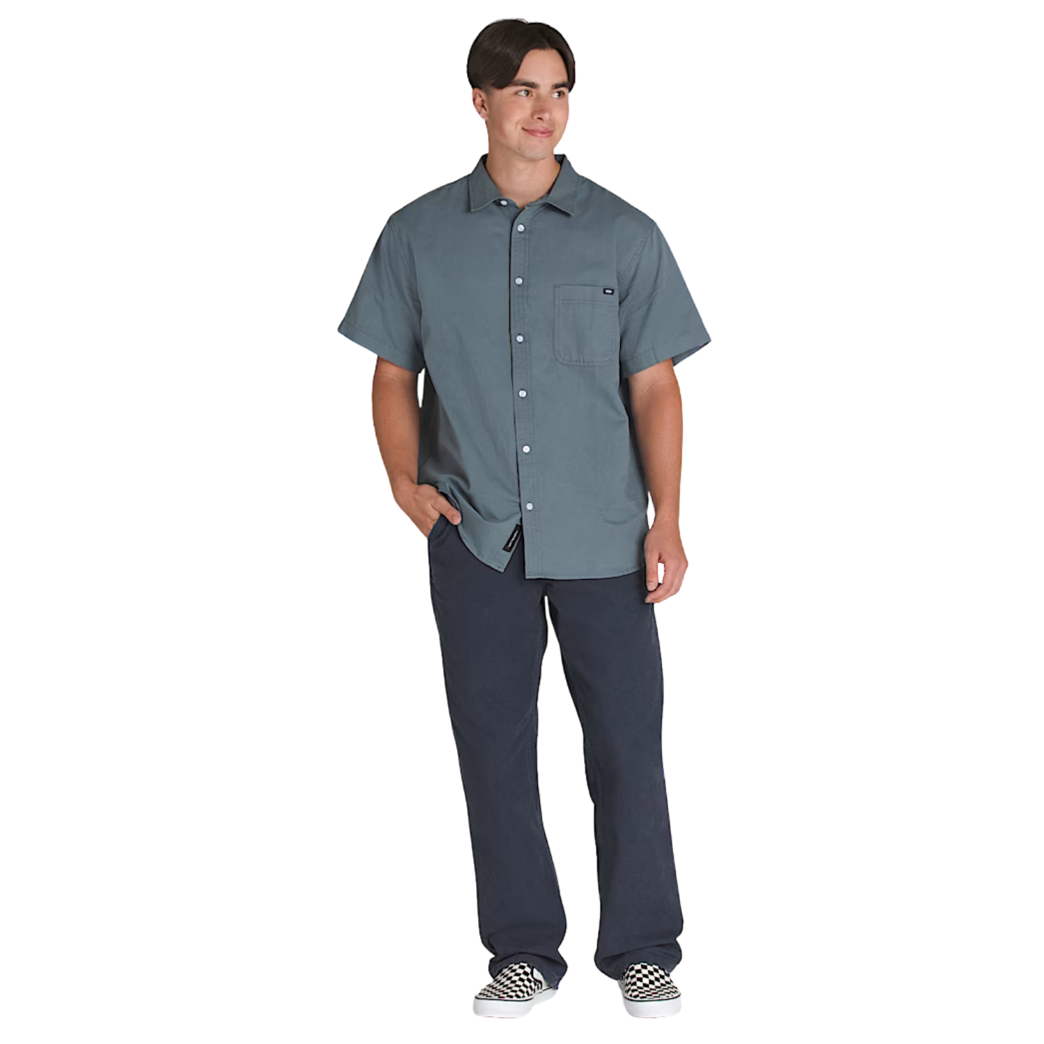 Vans Lawson Solid Short Sleeve Button Up - Men's