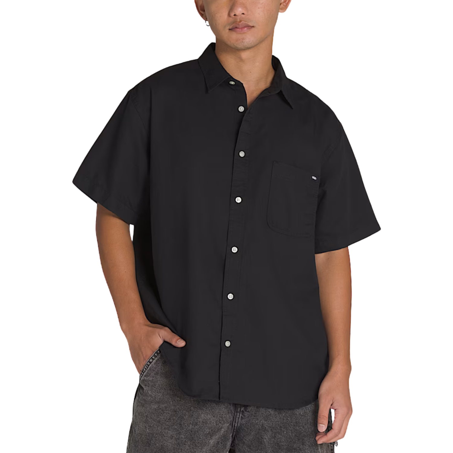 Vans Lawson Solid Short Sleeve Button Up - Men's