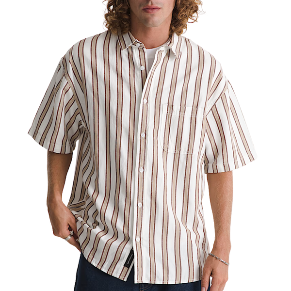 Vans Lawson Stripe SS Knit Button Up Shirt - Men's