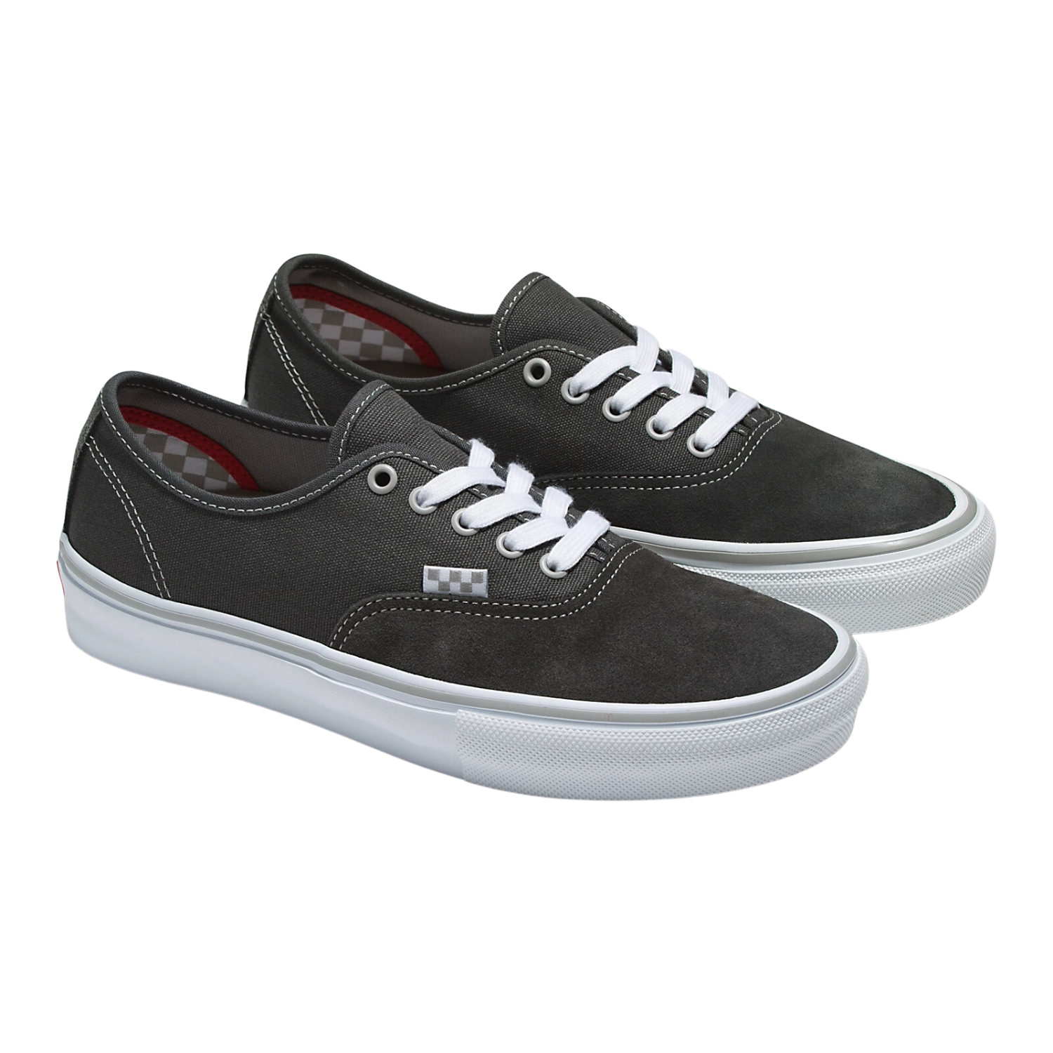Vans Skate Authentic Dark Grey/White Men's Shoes