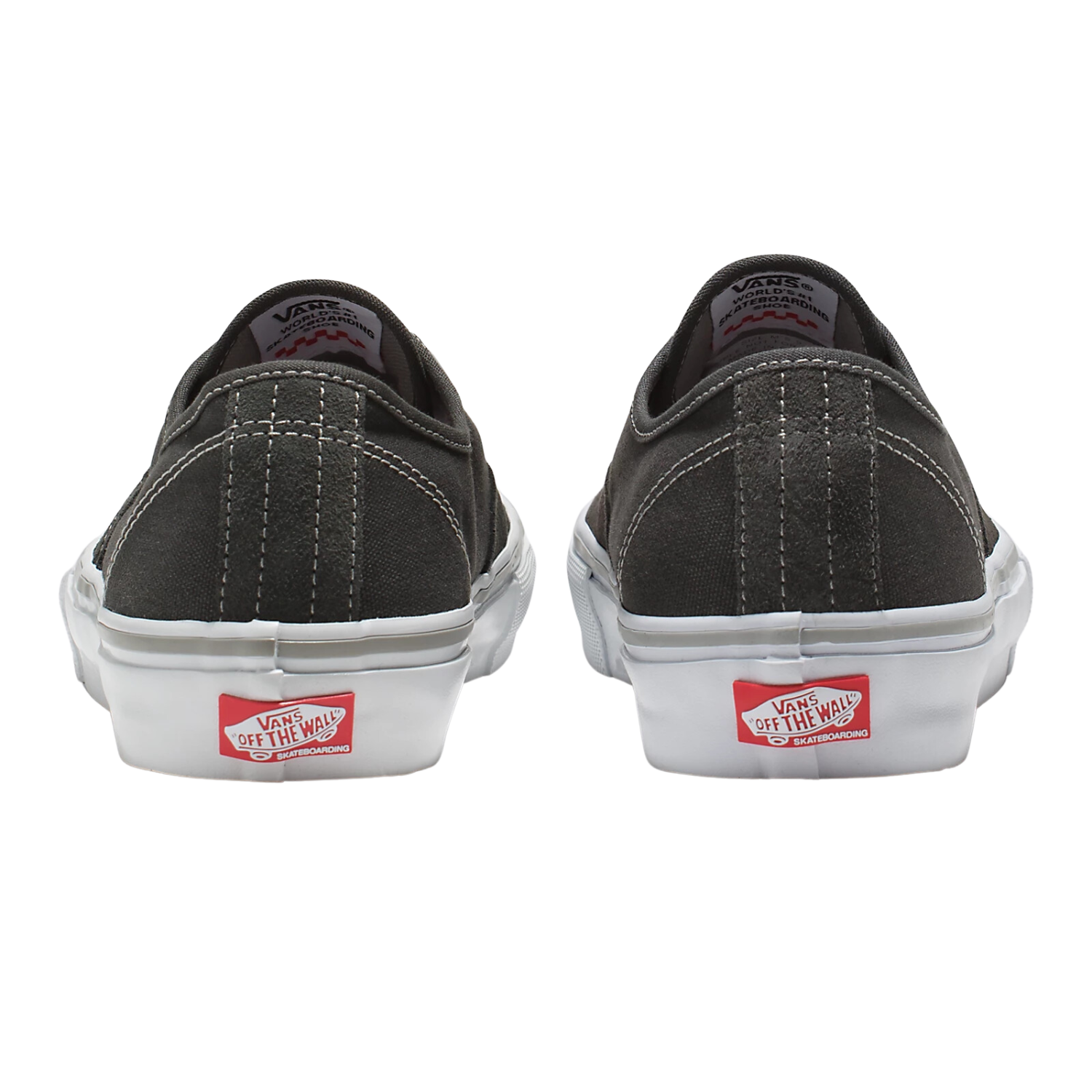 Vans Skate Authentic Dark Grey/White Men's Shoes