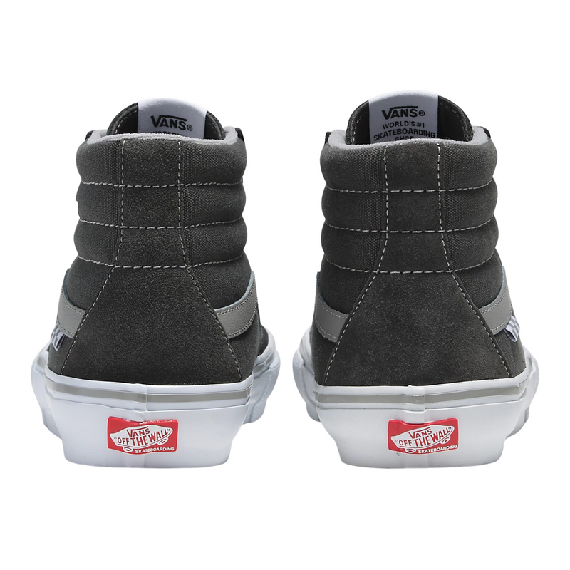 Vans Skate Sk8-Hi Dark Grey/White Men's Shoes