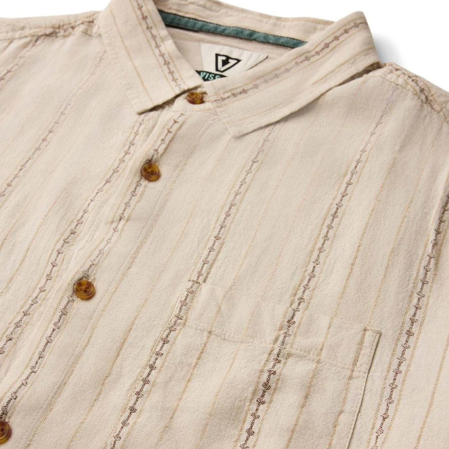 Vissla Linen Pin SS Button Up Shirt - Men's