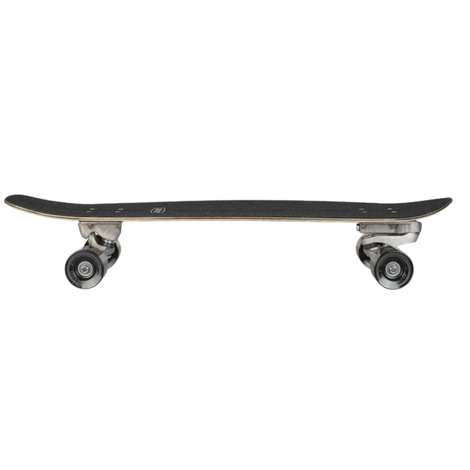 Carver C7 Black Tip Carbon Fiber Surfskate Raw 32.5" Complete