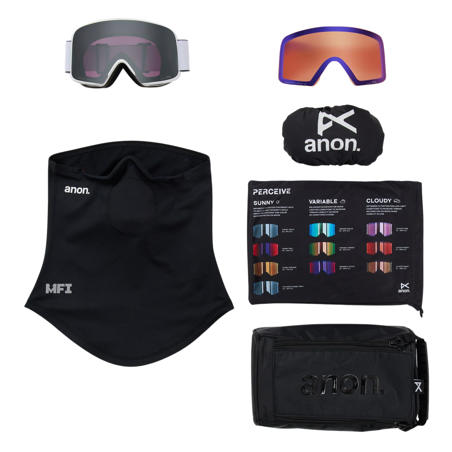 Anon M6 Goggles 2026 - Low Bridge Fit