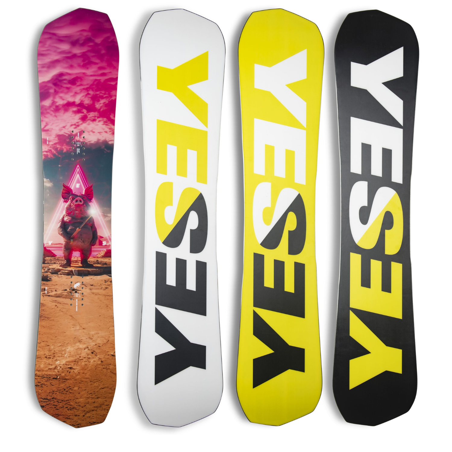 2026 YES Greats Snowboard – Asym Twin Freestyle Ride