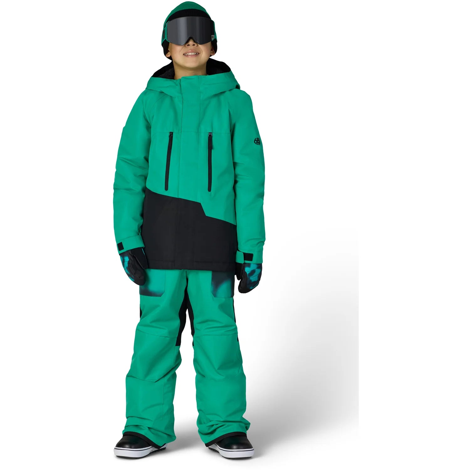 DEEP GREEN COLORBLOCK