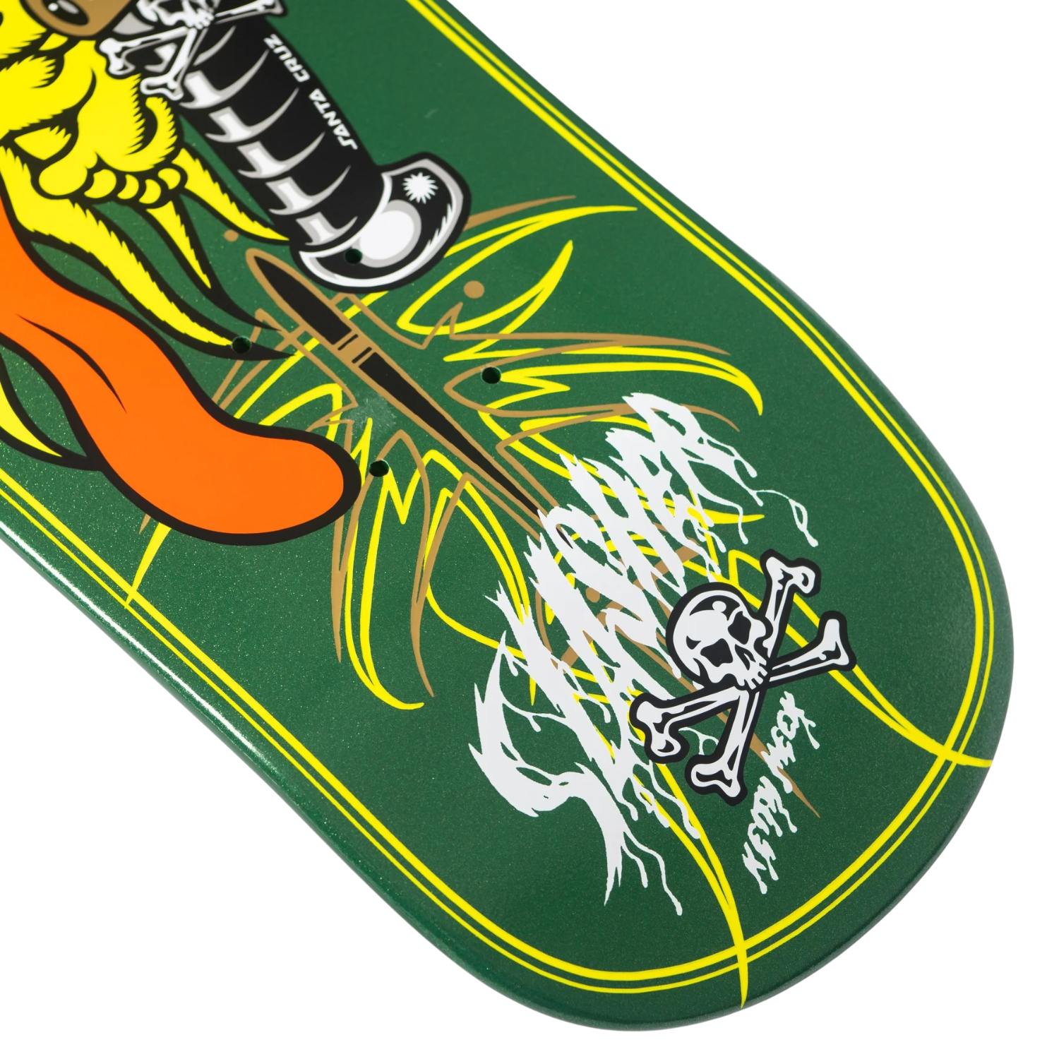 Santa Cruz Meek Pinstripe Slasher Skateboard Deck