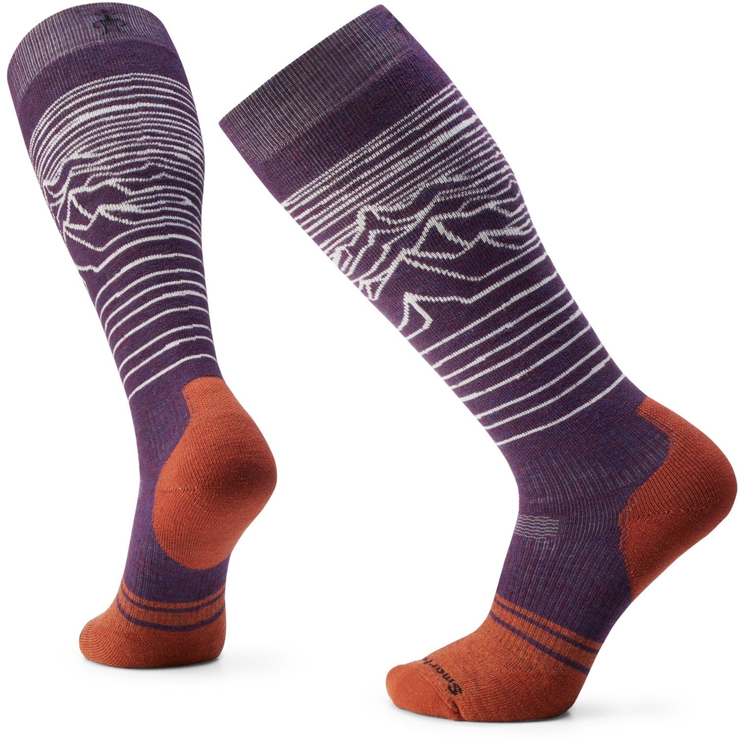 Smartwool Full Cushion Iguchi Pattern Men's OTC Snow Socks 2024