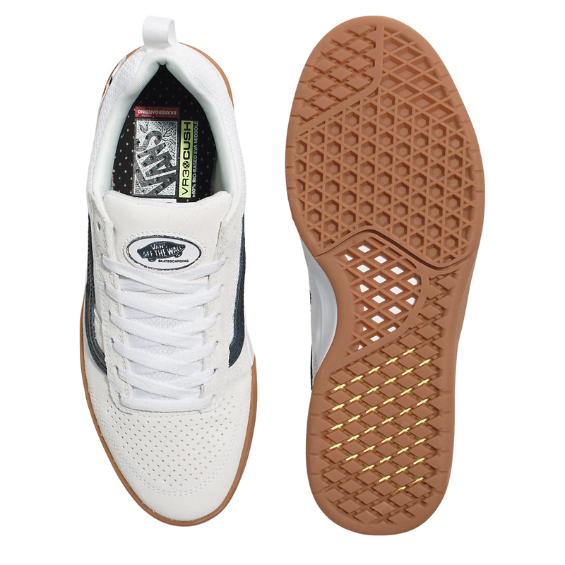 Vans Zahba White/Black/Gum Men's Skate Shoe