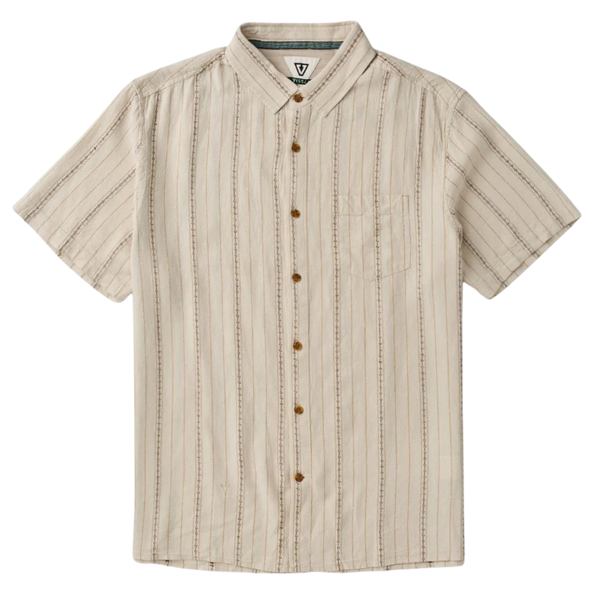 Vissla Linen Pin SS Button Up Shirt - Men's
