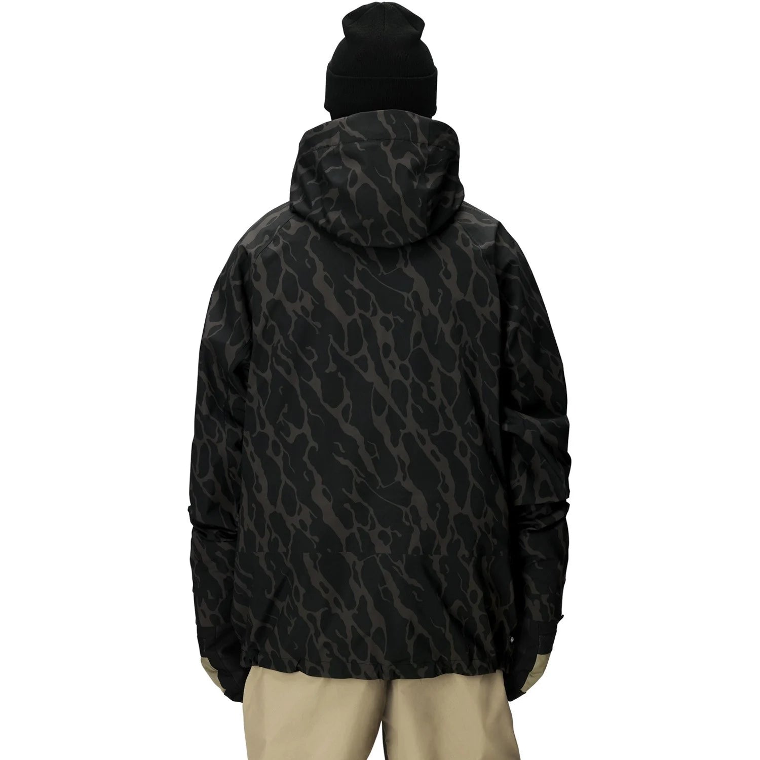 BLACK FRACTURE PRINT