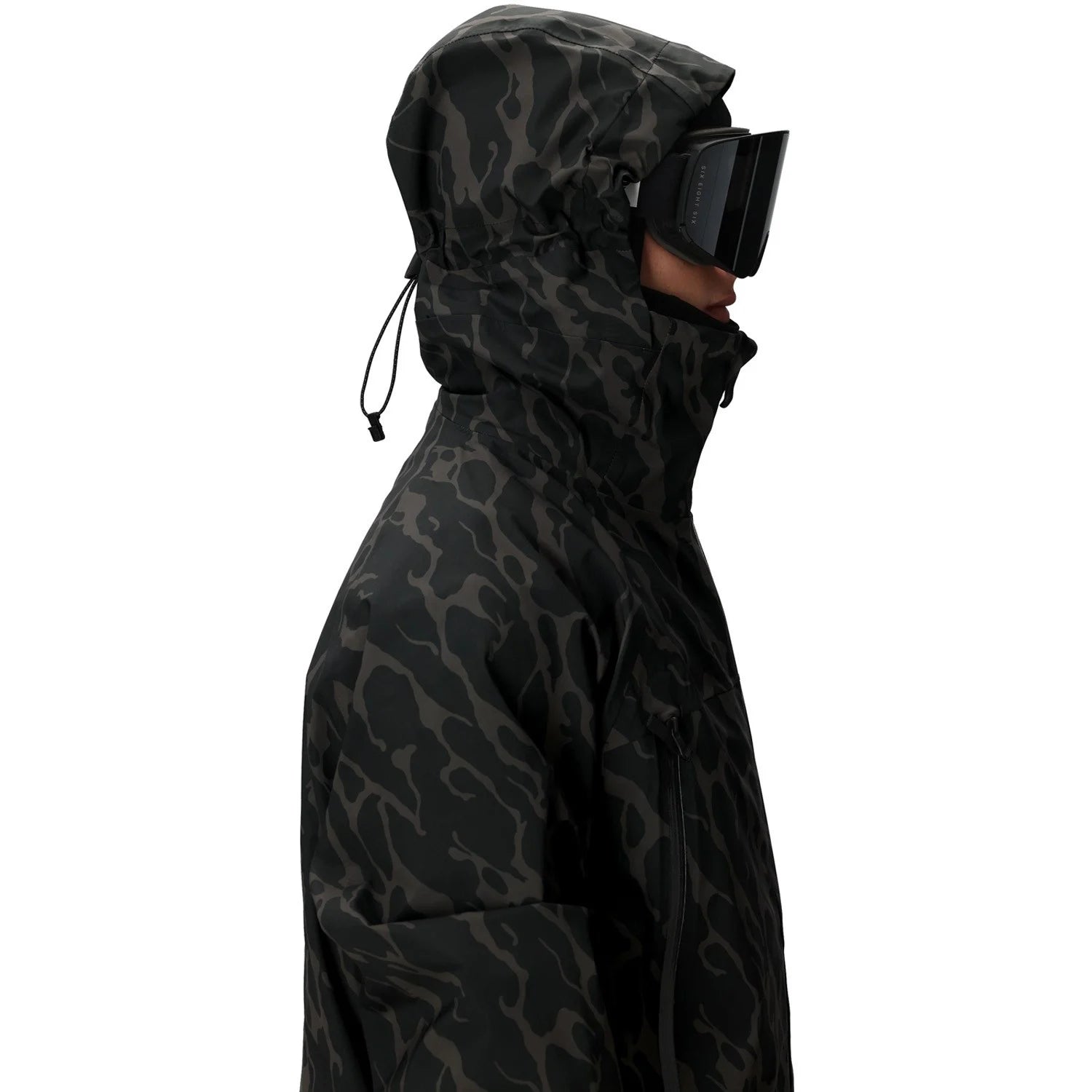 BLACK FRACTURE PRINT