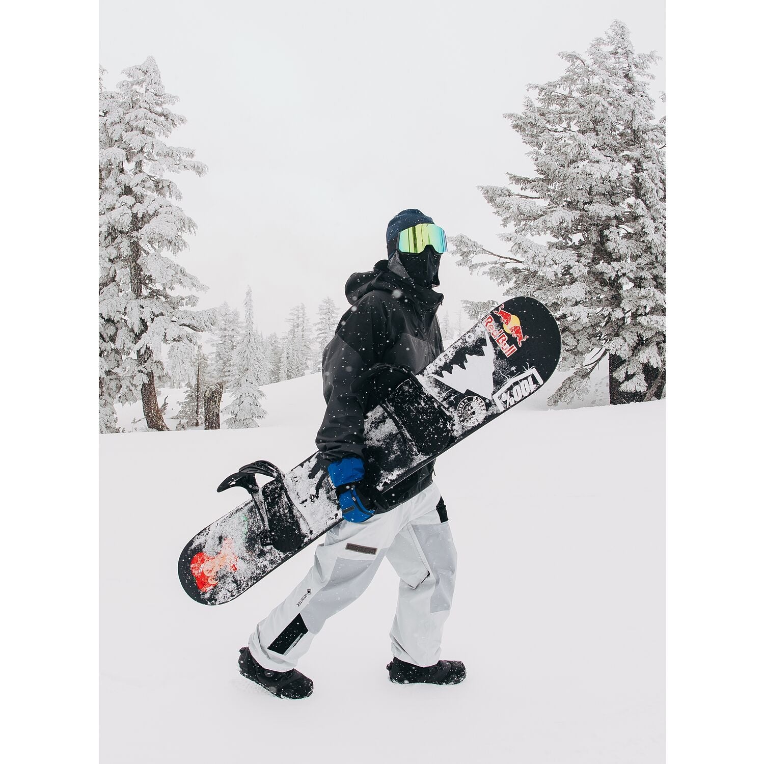 2023 Burton Carbonate Gore-Tex 2L Men's Snowboard Pants - Gray Cloud/Silver Sconce