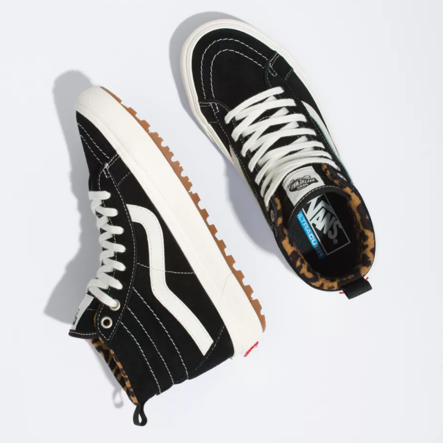 Vans Sk8-Hi MTE-1 Women's (Suede) Black/Leopard Skate Shoes