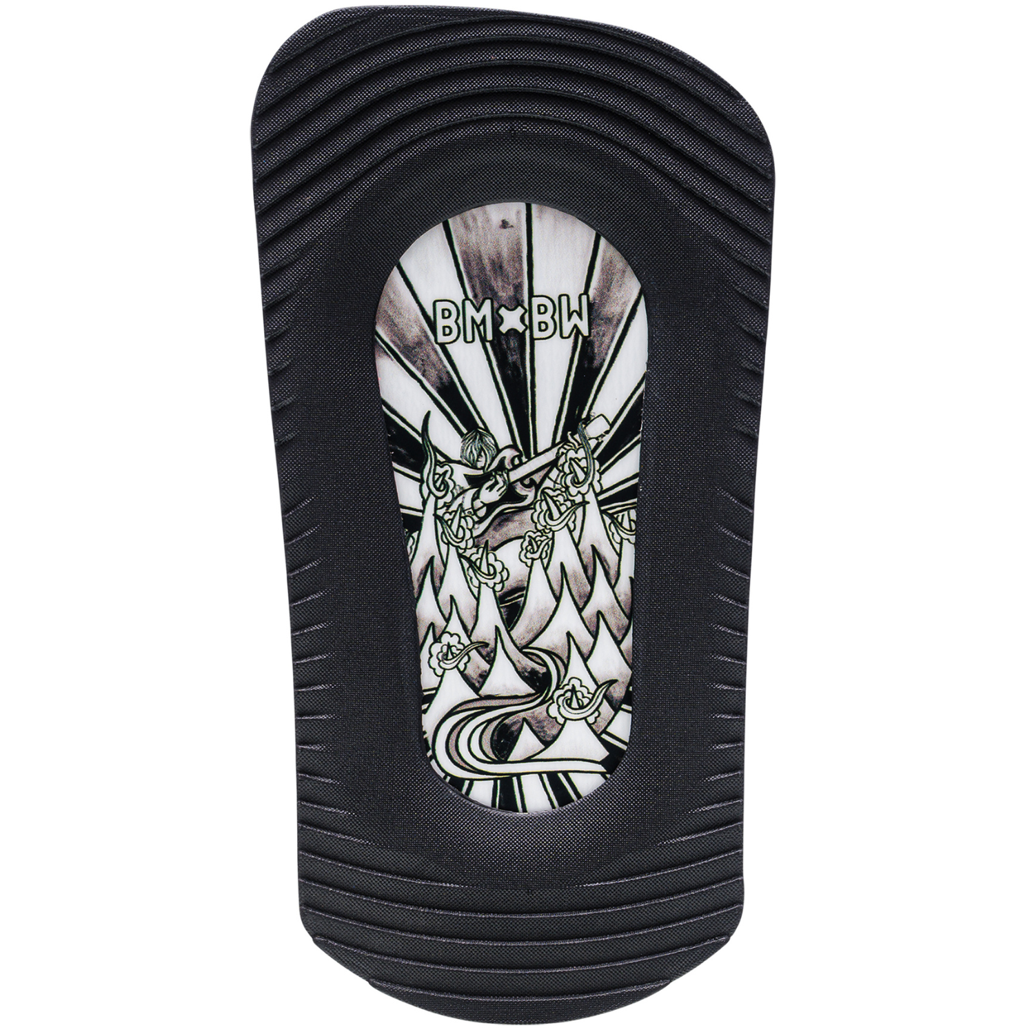 2024 Bent Metal BMX Youth Snowboard Bindings - Black/White