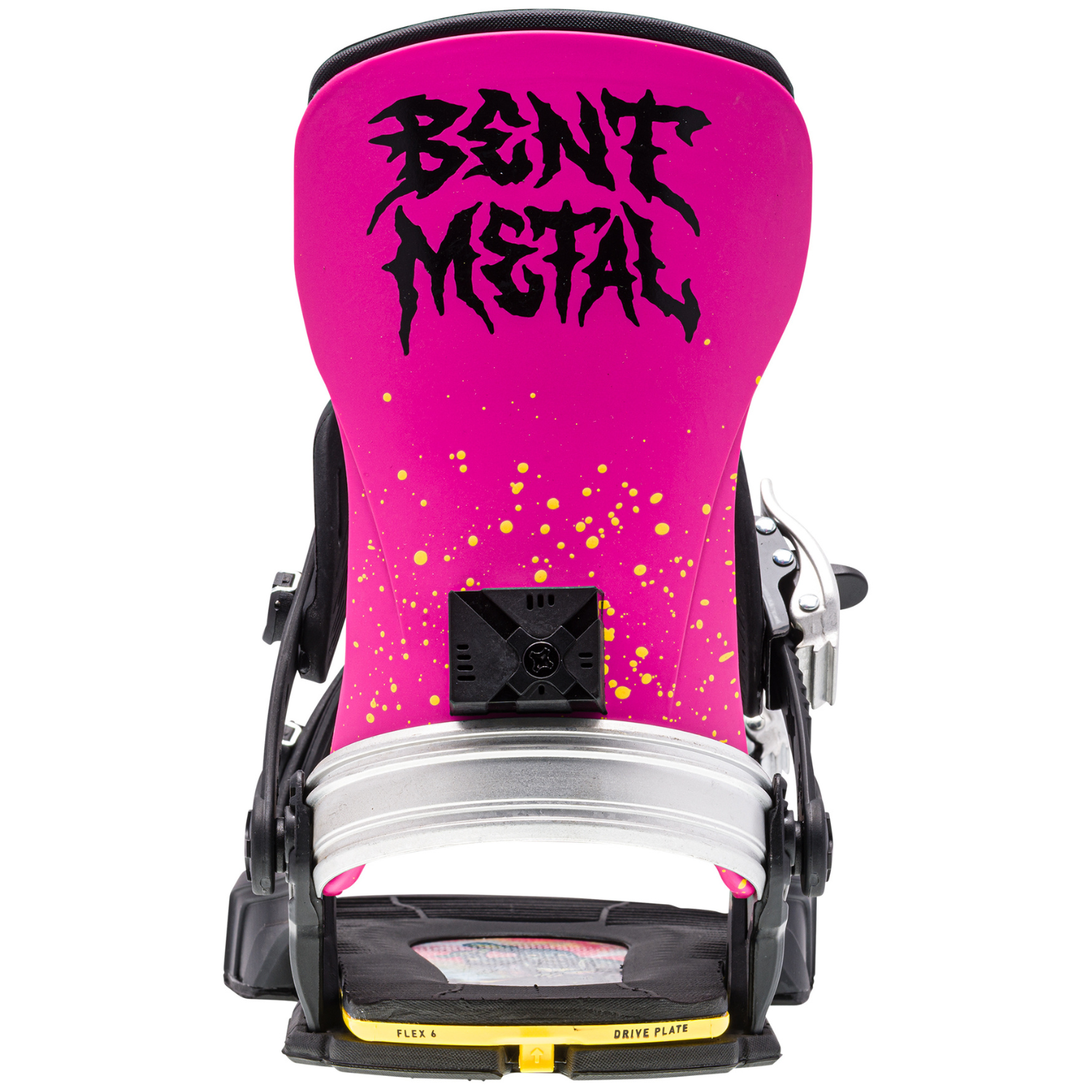 2024 Bent Metal Transfer Men's Snowboard Bindings - Black/Pink