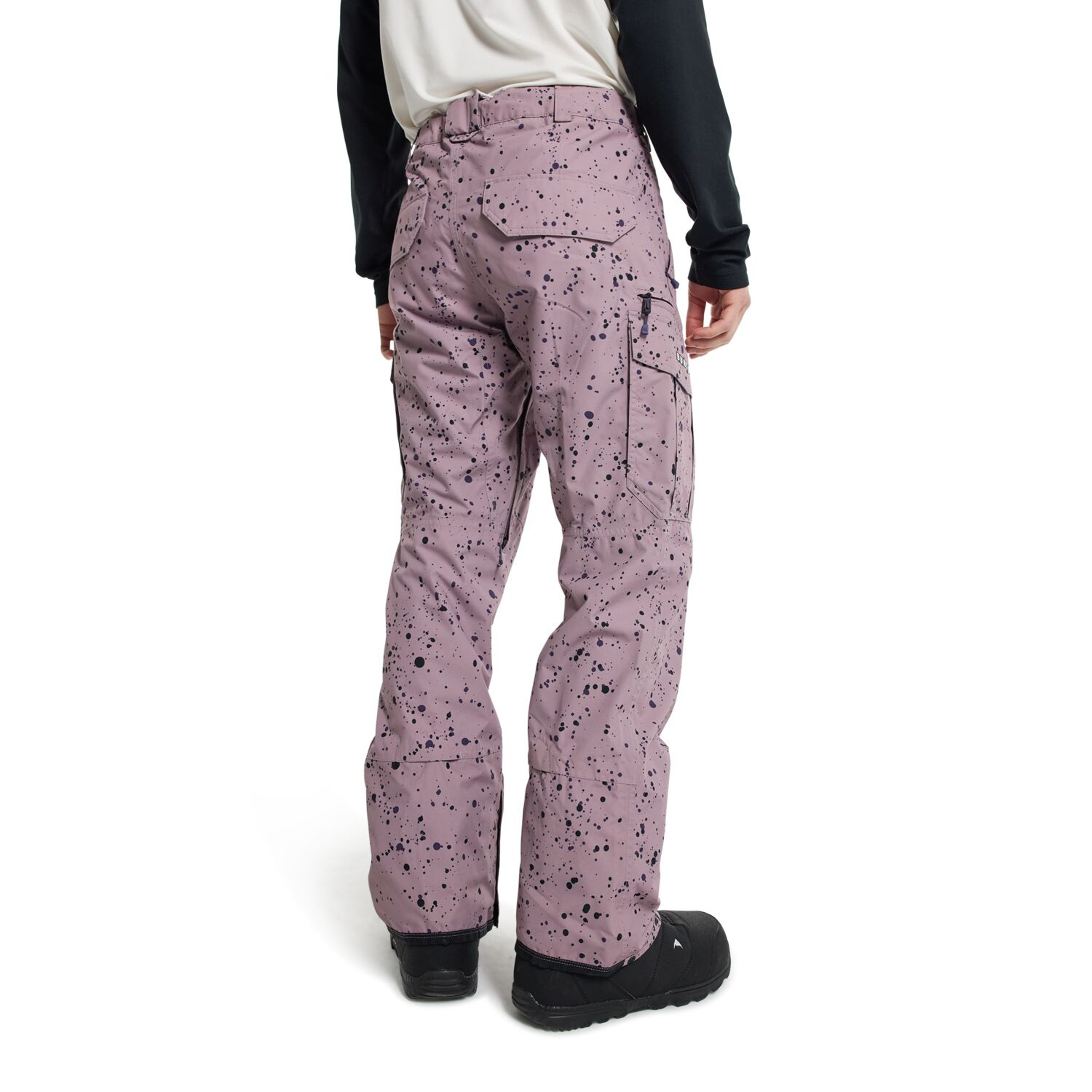 2023 Burton Cargo Regular Fit Men's Snowboard Pants - Elderberry Spatter