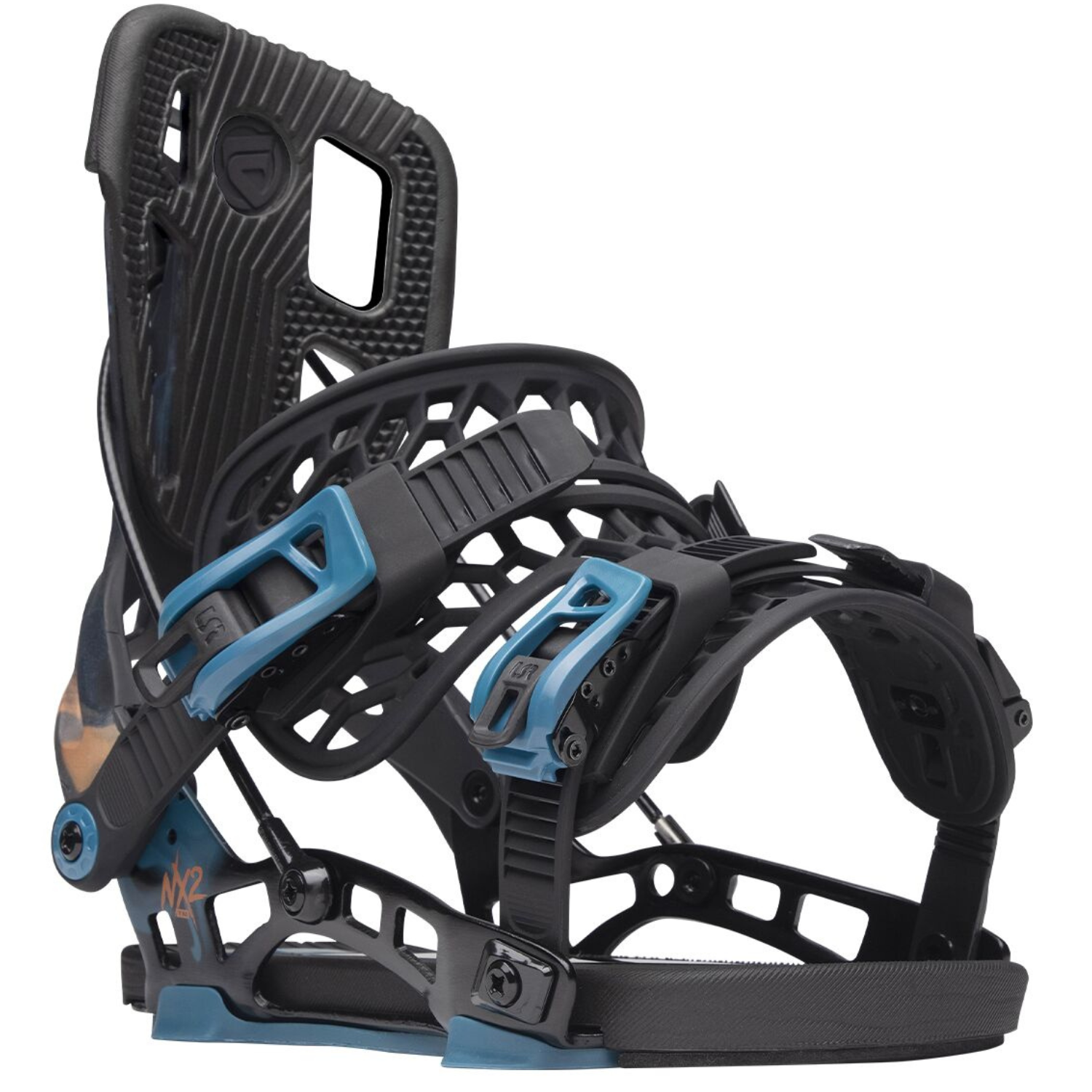 2024 Flow NX2-TM Men's Snowboard Bindings - Blue Flame