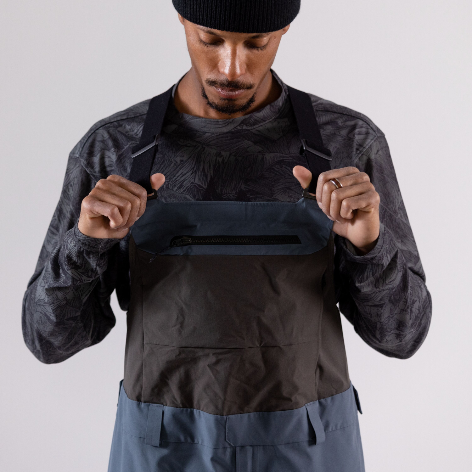 2023 Jones Shralpinist Stretch Bib - Ash Blue